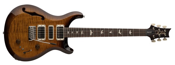 PRS S2 Special Semi-Hollow Black Amber