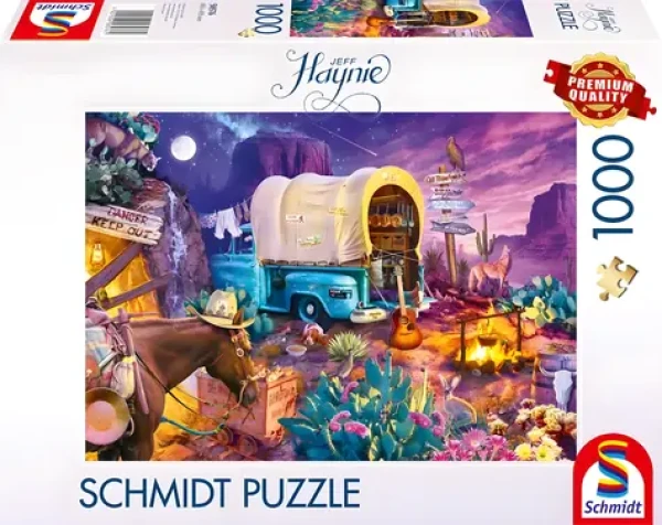SCHMIDT Puzzle Táboření na divokém západě