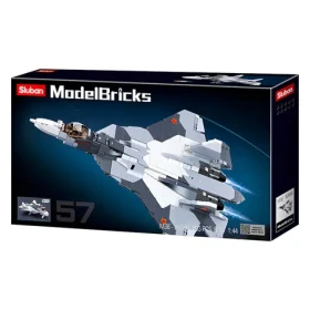 Sluban Model Bricks M38-B0986 Proudový stíhací letoun Su-57 2