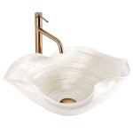 REA - Keramické umyvadlo na desku HM-02 Handmade ART REA-U6329