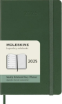 Moleskine Plánovací zápisník 2025 zelený S, tvrdý