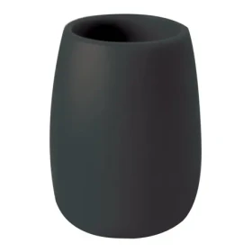 Spirella SVEN kelímek na kartáčky černý / polyresin (7610583218650)