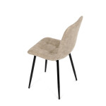 Jídelní židle, béžová, látka vintage, CT-281 CRM3