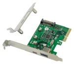 Conceptronic / PCI Express karta / 1x USB-C + 1x USB-A 3.2 Gen2 / 10 Gbps / SATA napájecí konektor / hot-swap (EMRICK09G)