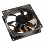 Noiseblocker BlackSilent Pro Fan P-1 černá / 80mm / 15.4 dB @ 1500 RPM / 17.24 CFM / 3-pin (ITR-P-1)