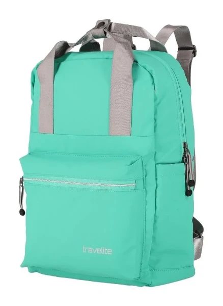 Travelite Basics Canvas Backpack Green 11 L TRAVELITE-96319-80