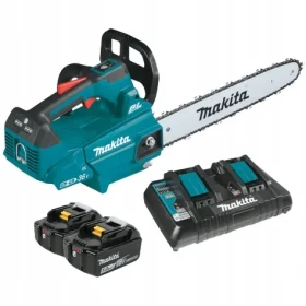 Makita DUC406PT2B / Aku řetězová pila / 2x18V / Délka lišty 40 cm / Rozteč řetězu 3|8 / Šířka drážky 1.3 mm / 2x 5.0Ah (DUC406PT2B)