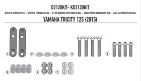D2120Kit montážní sada pro plexi čiré 2120DT pro Yamaha Tricity 125-155 (14-24)
