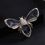 Brož Swarovski Elements Nicola - včela, Zlatá