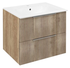 SAPHO - CIRASA STRIP umyvadlová skříňka 59,2x52x46cm, dub alabama CR611-2322