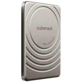 CubeNest 5000mAh Magnetic Wireless Slim PowerBank S1B3D zlatá / Magnetická bezdrátová powerbanka / USB-C (S1B3DNT)