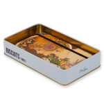 Plechová dóza Alfons Mucha - Biscuits 24×14×4 cm