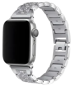 Worryfree Dressy S-Block 38/40/41 mm stříbrná / Řemínek pro Apple Watch (VLS1-1-ASLV41)
