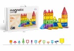 Mamido Magnetická stavebnice 104 dílů Diamond Rainbow Palace MT1500