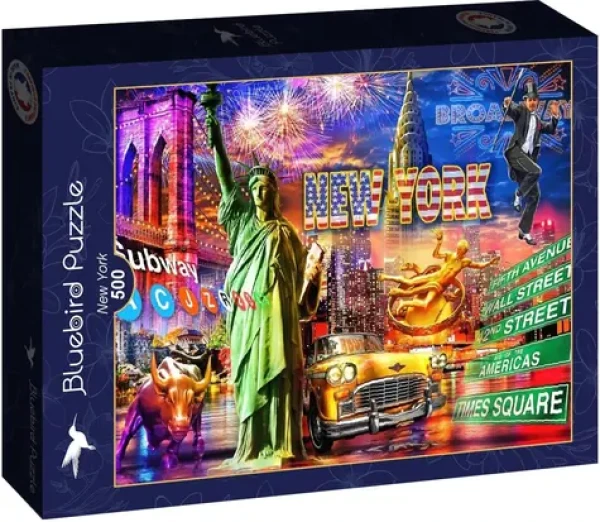 BLUEBIRD Puzzle Krásy New Yorku