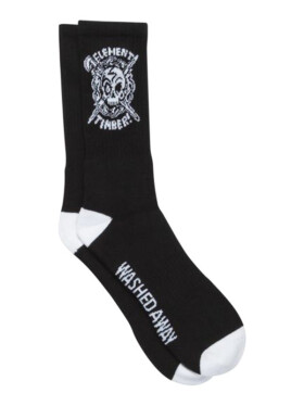 Element TIMBER FLINT BLACK moderní barevné pánské ponožky