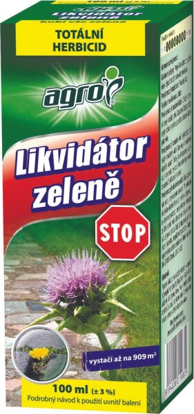 Likvidátor zeleně STOP 100 ml AGRO