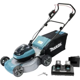 Makita DLM466PT2 / Aku Sekačka na trávu / 2 x 18V / záběr 46 cm / koš 60 l / 2x 5.0 Ah (DLM466PT2)