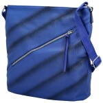Trendy dámská koženková crossbody kabelka Ewoona, modrá