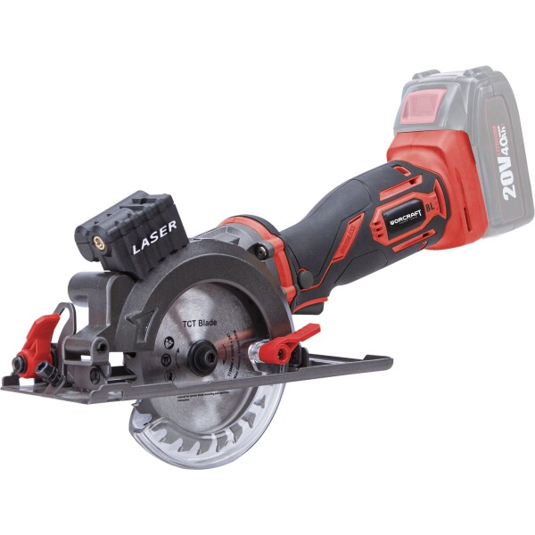 AKU pila okružní, 115mm, 20V, BRUSHLESS, ShareSYS, WORCRAFT CMCS-S20LiB