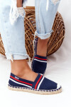 Espadrilles On Braided Sole Big Star HH274483 Navy Blue