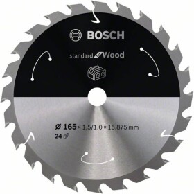 Bosch Accessories Bosch 2608837681 tvrdokovový pilový kotouč 165 x 15.875 mm Počet zubů (na palec): 24 1 ks