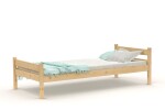 Borovicová postel L808 přírodní 90×200