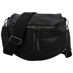 Stylová dámská koženková kabelko-ledvinka Ergitta Newa, černá