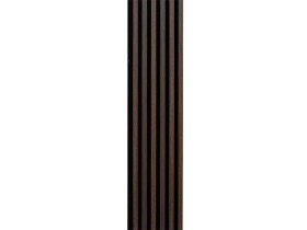 Akustický panel – Černá / dub tmavý 270 × 30 cm