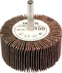 YATO Kotouč lamelový radiální 60x30 mm / Zrnitost P-100 / Stopka 6 mm
