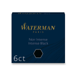 Inkoustové bombičky Waterman krátké 6ks - černé