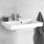 VILLEROY & BOCH - Avento Umyvadlo Compact 550x370 mm, s přepadem, 1 otvor pro baterii, alpská bílá 4A005501