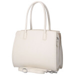 Elegantní dámská koženková kabelka na rameno Miraya, béžová