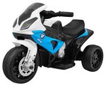 Mamido Dětská elektrická motorka BMW S1000RR tříkolka modrá