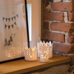 Räder Porcelánový svícen City Light 7,5 cm, bílá barva, porcelán