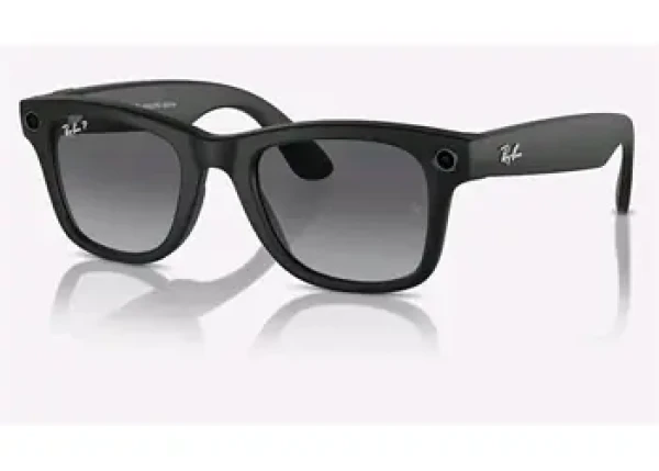 Meta Ray-Ban Gen1 Wayfarer Matte Black Polarized Gradient Graphite Large (8056597988421)