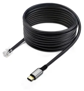 StarTech adaptér USB-C na RJ9 černá / Adaptér / 1,8 m / Realtek ALC5686 (UR9-HEADSET-ADAPTER)