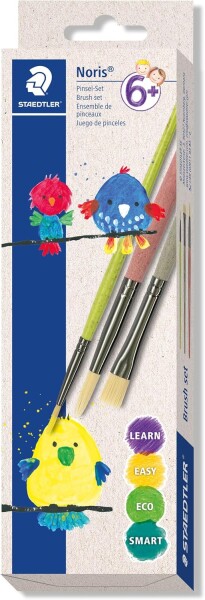 Staedtler Staedtler, 989R-S BK3, sada školních štětců, 3 ks