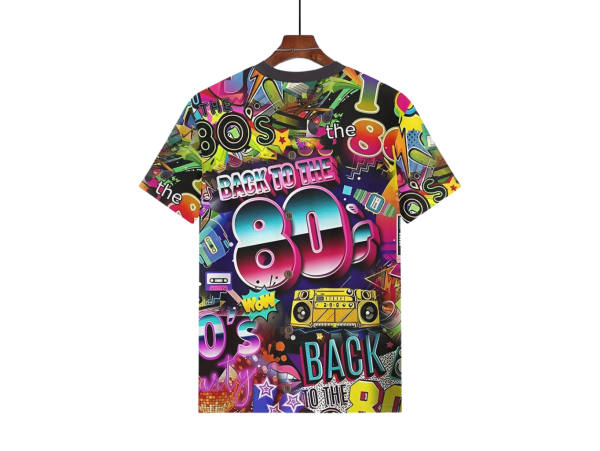 Dovoz Tričko 80. léta barevné Velikost: XXL