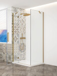 GELCO - TRINITY GOLD čtvercový kout 800x800 levý, čiré sklo, GT5680-80CL-G GT5680-80CL-G