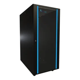 Extralink Rack stojanový 27U černý / Stojanový rozvaděč / 19" / šířka 600 mm / hloubka 1000 mm / skleněné dveře (EX.11359)