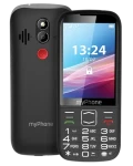 MyPhone HALO 4 LTE černá / 3.5" / FM / 2MP / micorSD / svítilna / SOS funkce (TELMYSHALO4LBK)