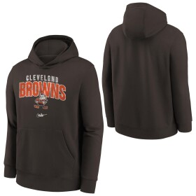 Nike Dětská mikina Cleveland Browns NFL Rewind Shout Out Club Hoodie (YOUTH)