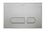 DURAVIT - DuraSystem Ovládání splachování, kartáčovaný nerez WD5012704000
