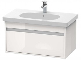 DURAVIT - Ketho Umyvadlová skříňka 41x80x46 cm, 1 zásuvka, lesklá bílá KT666702222