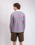 Gramicci Langdon Rugby Shirt HEATHER/PURPLE M