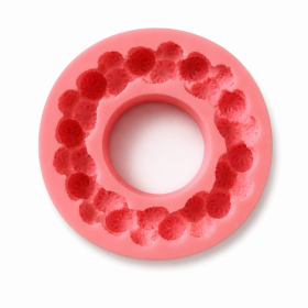 Dortisimo Silikonová forma Jahodový věnec 14,5 cm 14,5 cm