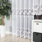 Žakárová záclona DEMETRIA balkonové dveře 200 x 250 cm