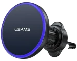 USAMS CD277 černá / Bezdrátová nabíječka do auta / Do mřížky větrání / Magnetická / 15 W (CD277ZJ01)