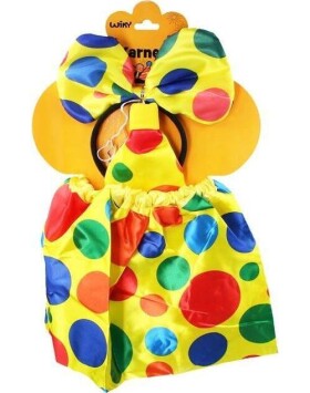 Set karneval W026044 - myška puntíky barevné